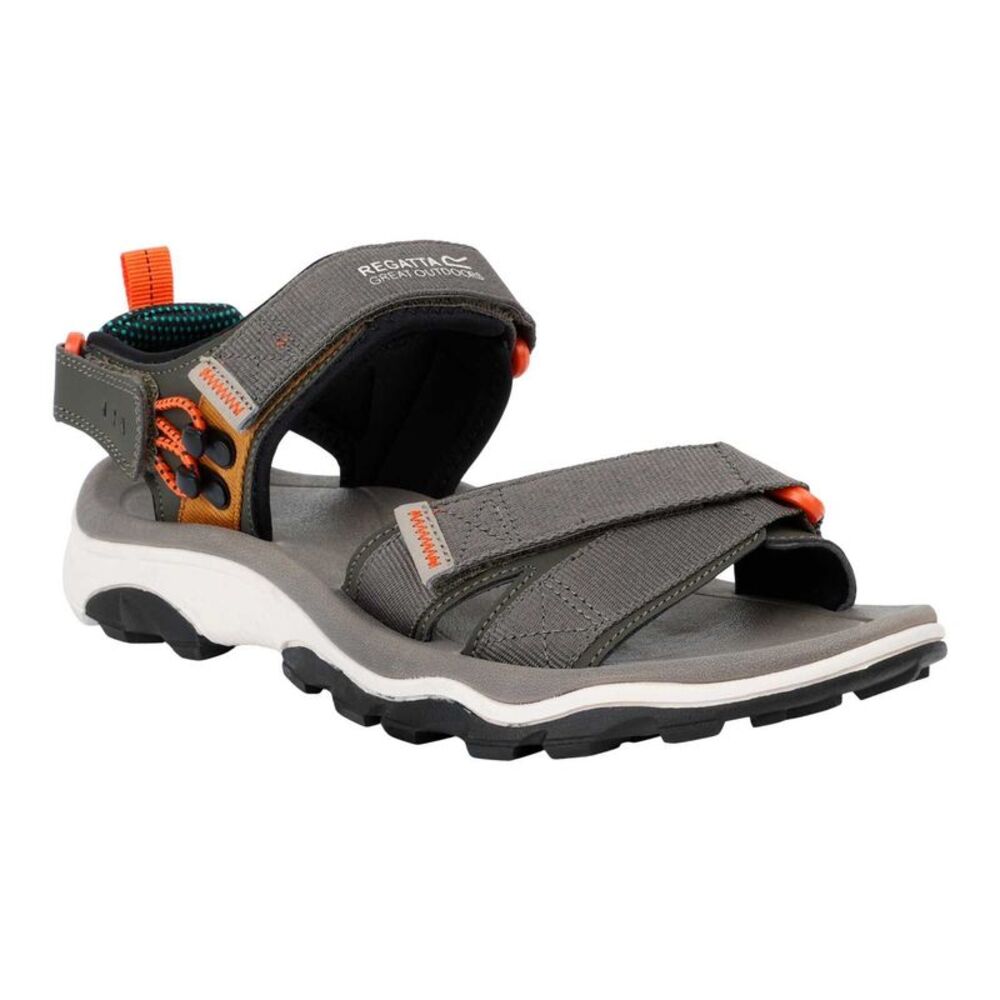 Regatta Mens Blaze Sandals / Treetop/Blaze Orange